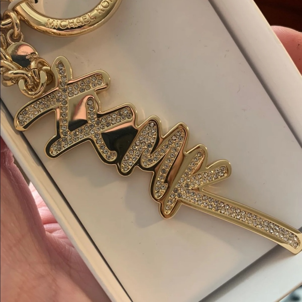 Michael Kors gold keychain